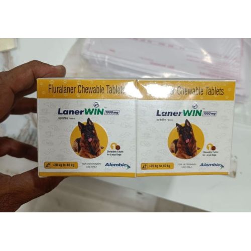 Lanerwin 1000mg Fluralaner Chewable Tablets
