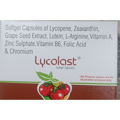 Lycolast Lycopene Softgel Capsules