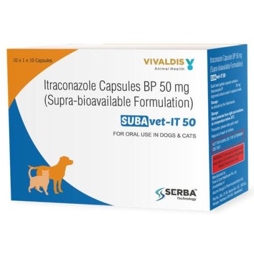 Subavet IT Itraconazole 50mg Capsules