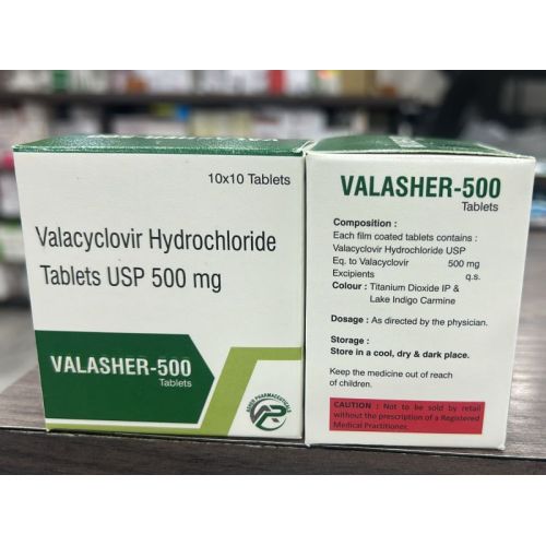 Valasher 500mg Valacyclovir Hydrochloride Tablets