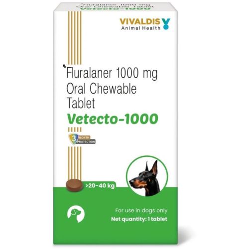 Vetecto 1000mg Oral Chewable Tablet