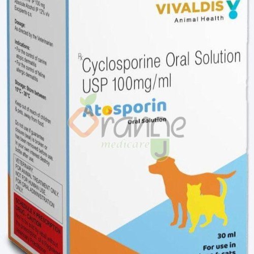 30ml Atosporin Cyclosporine 100mg Oral Solution