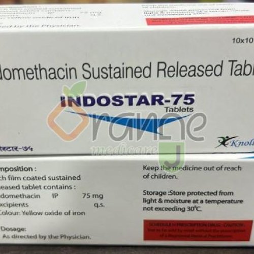 Indostar 75mg Indomethacin Sustained Released Tablets