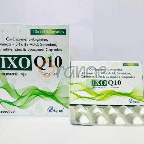 Ixo Q10 Co Enzyme Zinc Lycopene Capsules