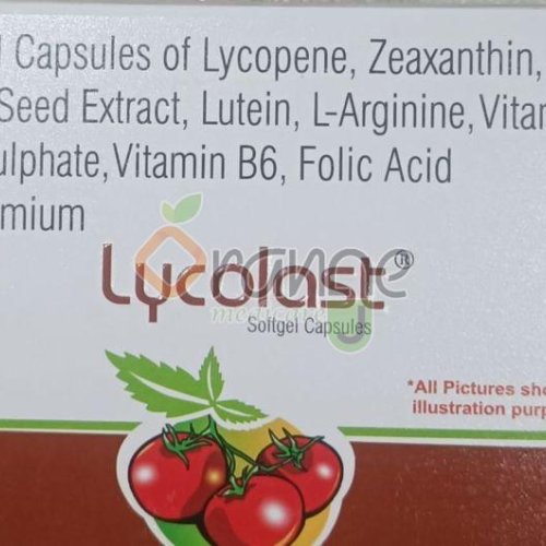 Lycolast Lycopene Softgel Capsules