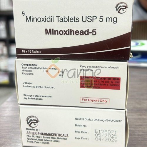 Minoxihead 5mg Minoxidil Tablets