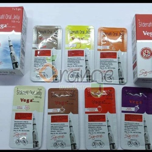 Vega Sildenafil 100mg Oral Jelly Sachet