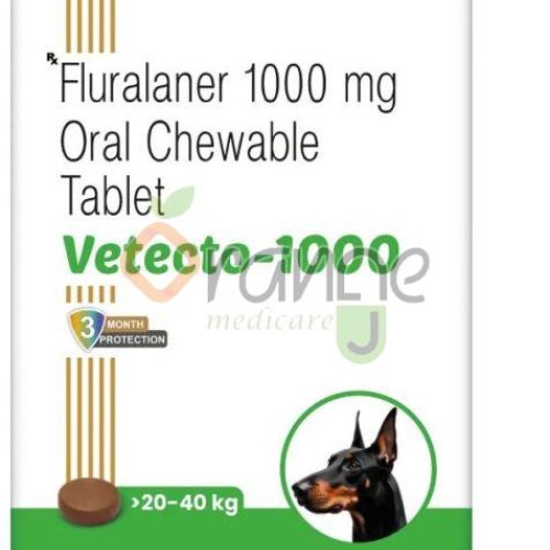Vetecto 1000mg Oral Chewable Tablet