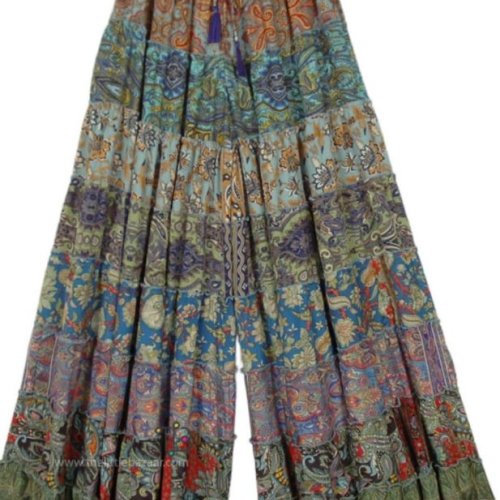 Ladies 8 Panel Silk Pajama