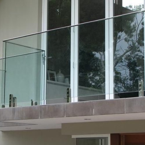 Frameless Stainless Steel Glass Handrail