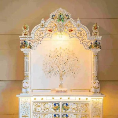 Decorative White Marble Temple