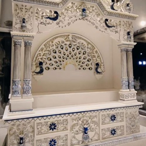 Elegant White Marble Temple
