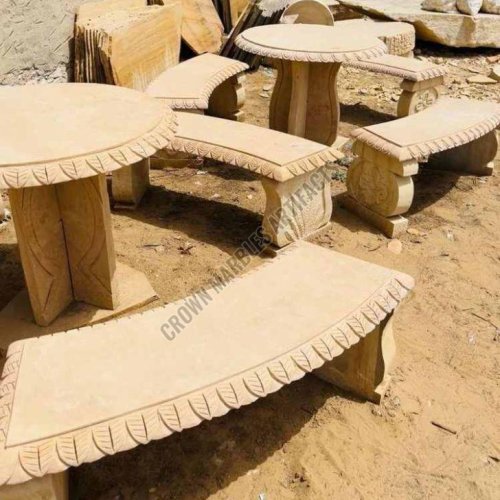 Sandstone Garden Bench