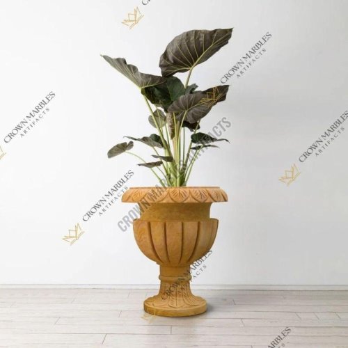 Marble Flower Pot Stand