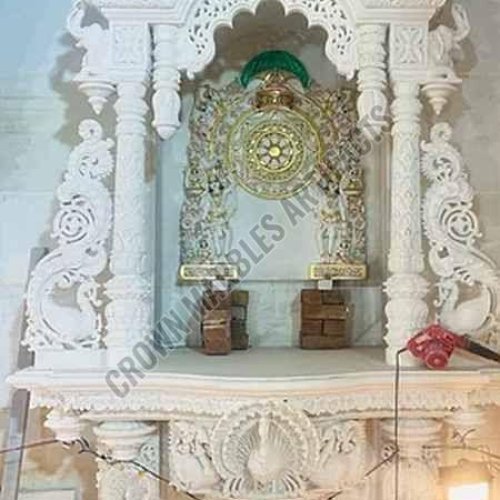 5 Feet White Marble Temple