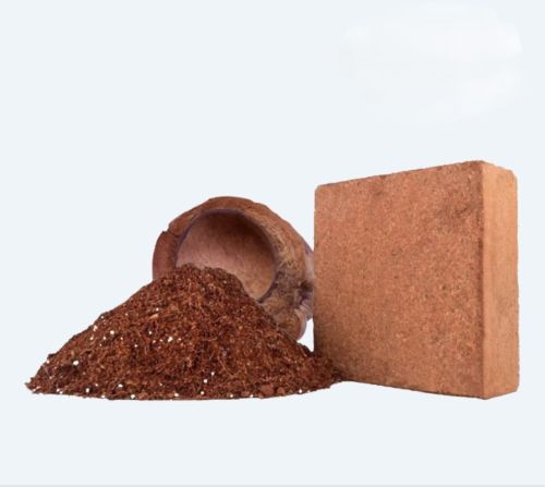 Export Grade Low EC Coco Peat Block (5 Kgs)