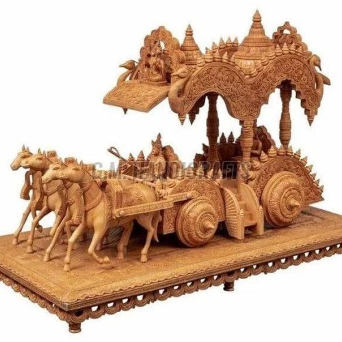 Handmade Wooden Arjun Rath