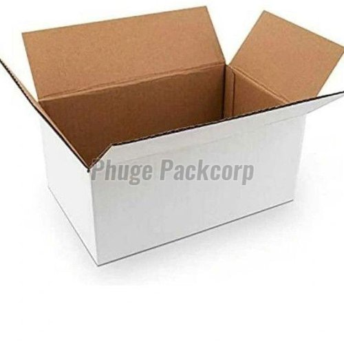 5 Ply White Corrugated Packaging Box
