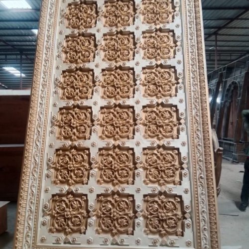 Brown Wedding Fiber Backdrop