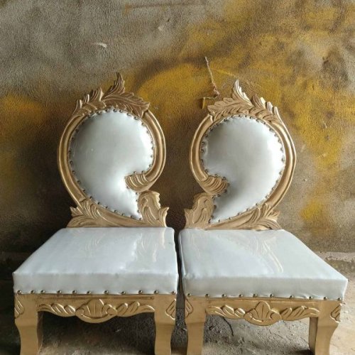 Golden Vedi Fiber Chair