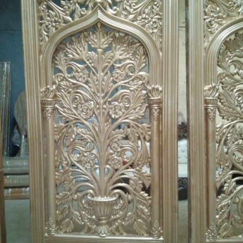 Golden Wedding Decorators Stage Backdrop