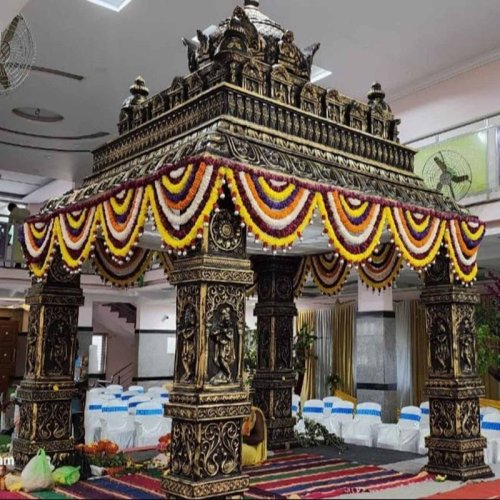 Open Fiber Wedding Mandap