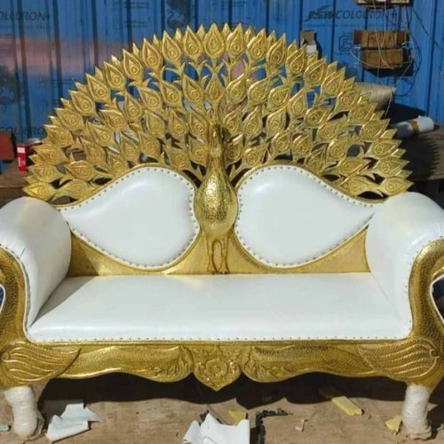 Peacock Fiber Wedding Sofa