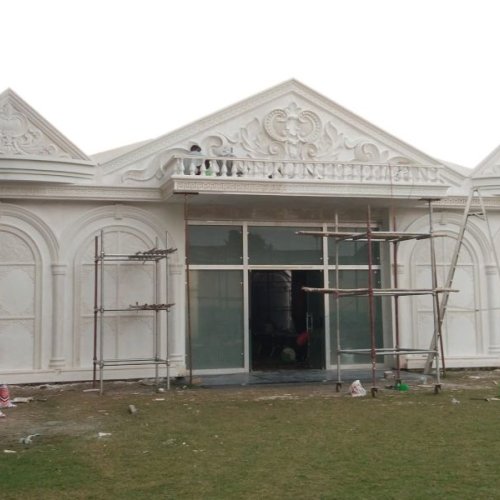 White GRC Wedding Gate