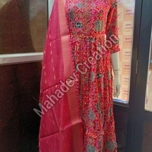 Ladies Celebration Wear Anarkali Suit