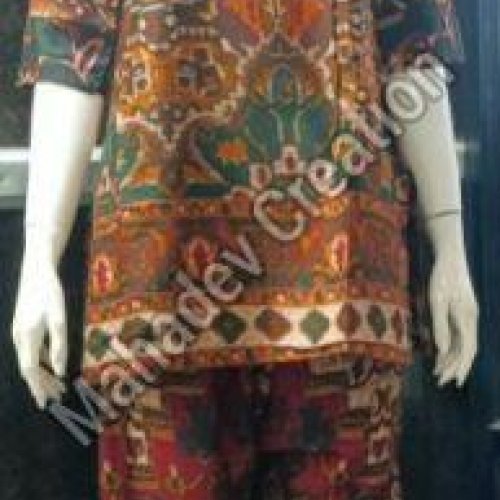 Ladies Fusion Wear Printed Co-ord Set