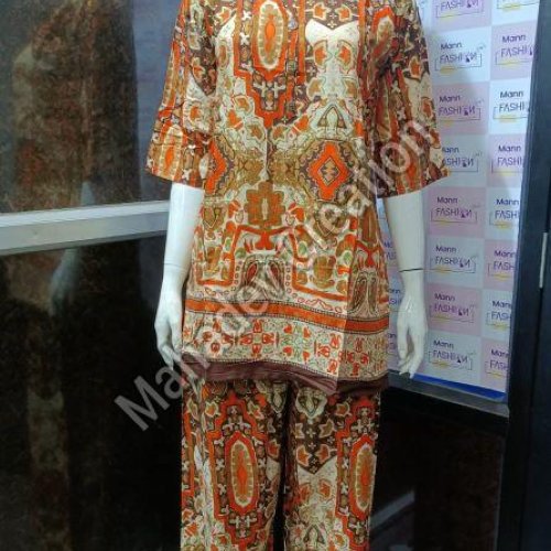 Ladies Fancy Printed Tunic Set