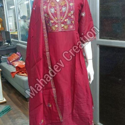 Woman Festive Wear Floral Suit