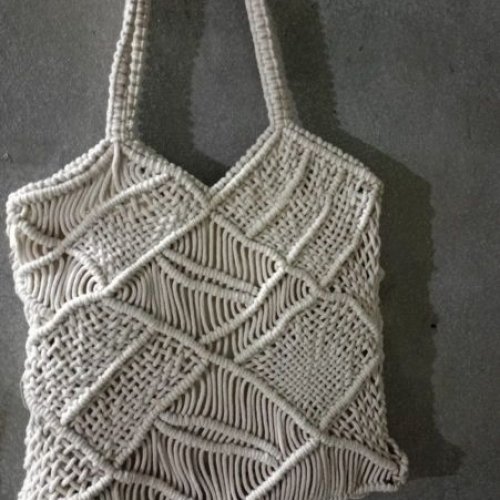 Trendy Macrame Sling Bag