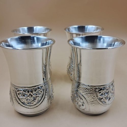 Silver Glass Set