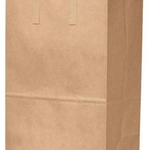 Kraft Paper Bag with Flat Handle