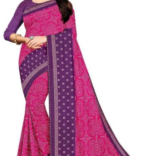 Ladies Printed Chiffon Saree