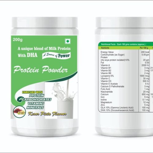 DHA Kesar Pista Flavour Protein Powder