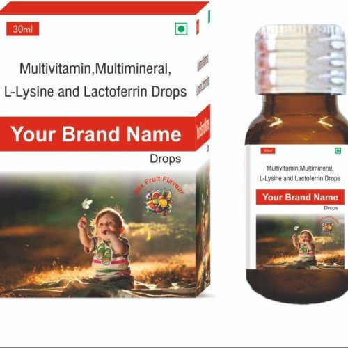 Multivitamin Multimineral Lysine Lactoferrin Drops