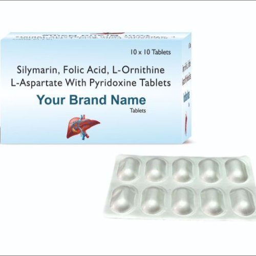 silymarin l ornithine l aspartate lecithin folic acid tricholine citrate suspension