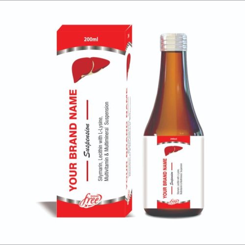 Silymarin Lecithin with L-Lysine Multivitamin and Multimineral Suspension