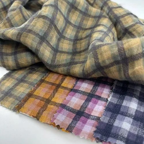 Checked Shirting Fabric