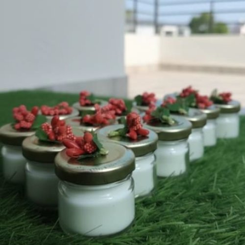 Golden Lid Mini Soy Candle