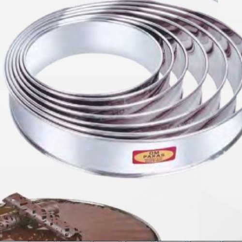 Silver Stainless Steel Flair Cake Ring