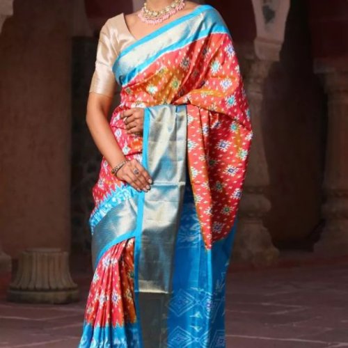 Ladies Designer Baluchari Saree