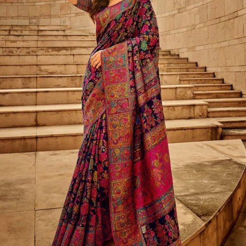 Ladies Designer Pashmina Saree