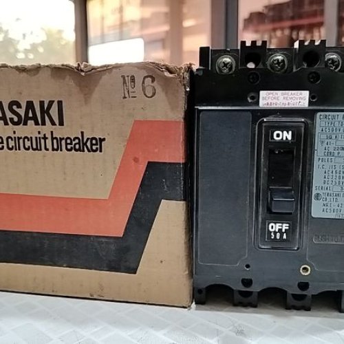 Terasaki 50AMP  No-FUCE Breaker MCCB 3 Poll