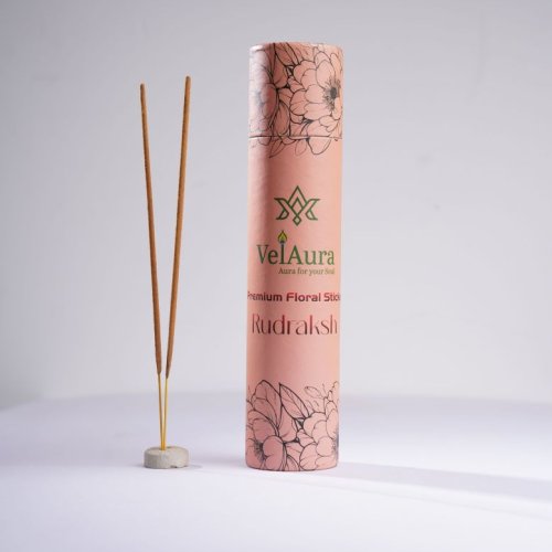 VelAura Rudraksh Floral Incense Sticks Tube