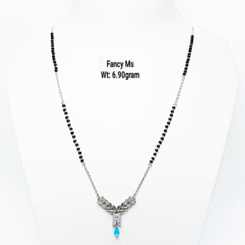 Fancy MS Teardrop Pendant Bead Necklace