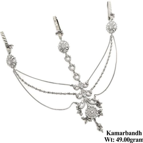Floral Layered Chain Kamarbandh Belt