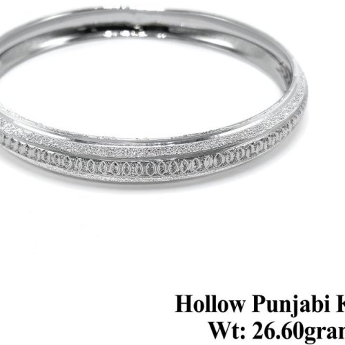 Hollow Silver Punjabi Kada